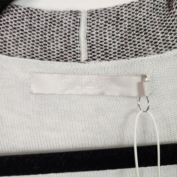 One Gray Day Lola Python Knit Long Duster Cardigan Sweater Snakeskin New NWT - Picture 4 of 10